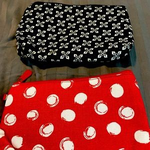 Set of Two Thirty-one mini cosmetic pouches